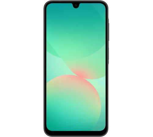 Смартфон Samsung SM-A266B Galaxy A26 5G 128Gb 6Gb черный моноблок 3G 4G 2Sim 6.7" 1080x2340 Android 15 50Mpix 802.11 a/b/g/n/ac NFC GPS GSM900/1800 GSM1900 TouchSc Protect microSD max2048Gb
