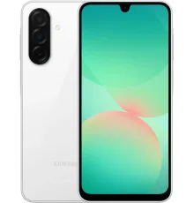 Смартфон Samsung SM-A266B Galaxy A26 5G 128Gb 6Gb белый моноблок 3G 4G 2Sim 6.7" 1080x2340 Android 15 50Mpix 802.11 a/b/g/n/ac NFC GPS GSM900/1800 GSM1900 TouchSc Protect microSD max2048Gb