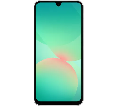 Смартфон Samsung SM-A266B Galaxy A26 5G 128Gb 6Gb белый моноблок 3G 4G 2Sim 6.7" 1080x2340 Android 15 50Mpix 802.11 a/b/g/n/ac NFC GPS GSM900/1800 GSM1900 TouchSc Protect microSD max2048Gb