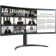Монитор LG 34" UltraWide 34WR55QK-B черный VA LED 5ms 21:9 HDMI матовая HAS 300cd 178гр/178гр 3440x1440 100Hz DP Ultra WQHD USB 6.9кг