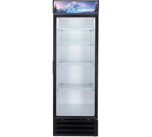 Холодильная витрина Бирюса SC550G 1-нокамерн. белый/черный