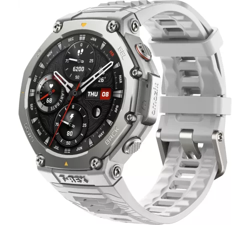 Смарт-часы Amazfit T-Rex 3 A2323 48.5мм 1.5" AMOLED корп.серый рем.серый разм.брасл.:145-210мм (1746881)