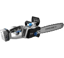 DEKO DKCHS 40 PRO Пила цепная аккумуляторная бесщеточная [083-2002] { 2х20В, 2x4.0Ач, двойное з/у }