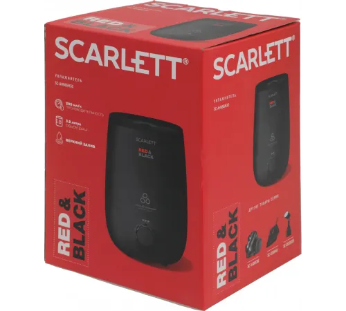 Увлажнитель воздуха Scarlett SC-AH986M30 23Вт (ультразвуковой) черный Увлажнитель воздуха Scarlett SC-AH986M30 23Вт (ультразвуковой) черный