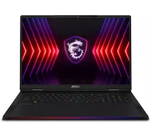 Ноутбук MSI Raider A18 HX A9WJG-216RU AMD Ryzen 9 9955HX3D/64Gb/SSD2Tb/RTX 5090 24Gb/18"/IPS/UHD+/120Hz/MiniLED/Win11/Core Black (9S7-182L72-216)