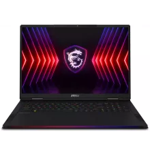 Ноутбук MSI Raider A18 HX A9WJG-216RU AMD Ryzen 9 9955HX3D/64Gb/SSD2Tb/RTX 5090 24Gb/18"/IPS/UHD+/120Hz/MiniLED/Win11/Core Black (9S7-182L72-216)