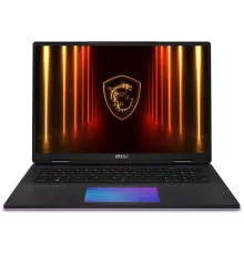 Ноутбук MSI Titan 18 HX AI A2XWJG-206RU Core Ultra 9 275HX 64Gb SSD4Tb NVIDIA GeForce RTX5090 24Gb 18" IPS UHD+ (3840x2400) Windows 11 black WiFi BT Cam (9S7-182421-206)