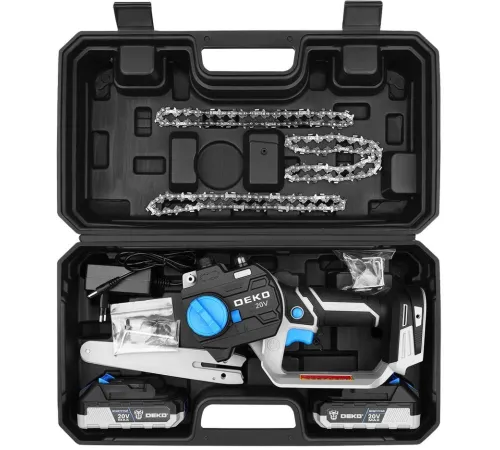 Цепная пила Deko DKCHS 20V, 6 20Вт дл.шины:6" (15cm) (083-2014) Цепная пила Deko DKCHS 20V, 6 20Вт дл.шины:6" (15cm) (083-2014)