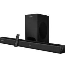 Саундбар SVEN SB-2400DD черный (Dolby Digital Plus, 2х80 + 240 Вт, Bluetooth, ПДУ, USB)