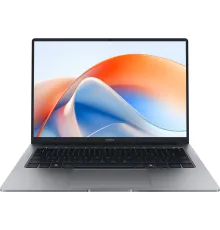 Ноутбук Honor MagicBook X14 Plus 2025 FermiB-5611 Core 5 220H 16Gb SSD1Tb Intel Iris Xe graphics 14" IPS WQXGA (1920x1200) Windows 11 Home grey space WiFi BT Cam (5301ALWA)