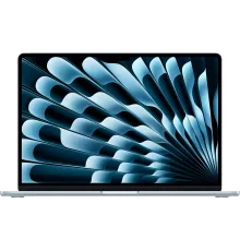 Ноутбук Apple MacBook Air A3241 M4 10 core 16Gb SSD512Gb/10 core GPU 15.3" Liquid Retina (2880x1864) macOS lt.blue WiFi BT Cam (MC7C4HN/A)