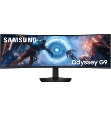 Монитор Samsung 49" S49FG916EIXCI черный VA LED 1ms 32:9 HDMI M/M матовая HAS 2500:1 350cd 178гр/178гр 5120x1440 144Hz DP 2K USB 15.6кг