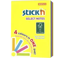 Блок самоклеящийся бумажный Stick`n Magic 21769 51x76мм 100лист. неон 4цв.в упак.
