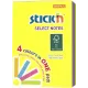 Блок самоклеящийся бумажный Stick`n Magic 21769 51x76мм 100лист. неон 4цв.в упак.