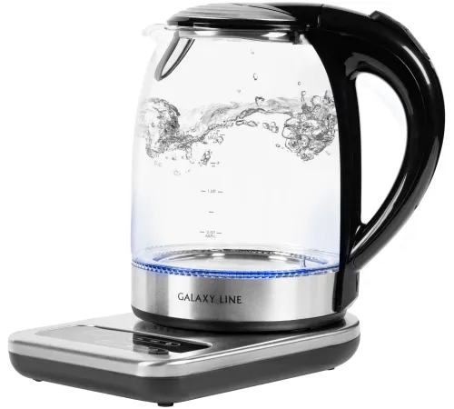 Чайник электрический Galaxy Line GL 0593 1.7л. 2200Вт прозрачный корпус: стекло (7010105930)