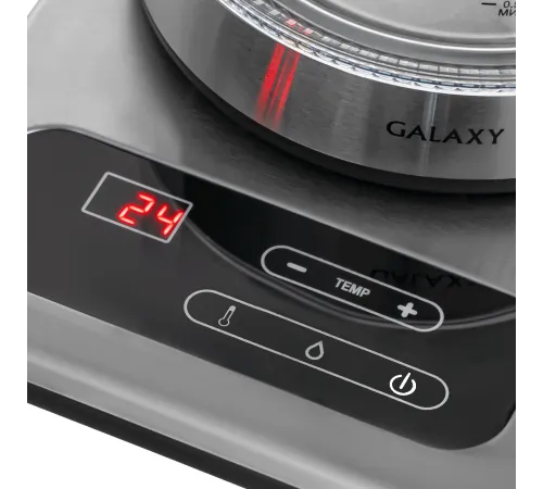 Чайник электрический Galaxy Line GL 0593 1.7л. 2200Вт прозрачный корпус: стекло (7010105930)