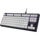 Клавиатура DEFENDER (45401) Harpie GK-401 RU,чер/бел,87кн+FN,радуж,1.5м