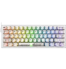 Игровая клавиатура Redragon Fizz прозрачно-белая 71736 (USB,+ICE, 61 кл., RGB подсветка)