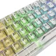 Игровая клавиатура Redragon Fizz прозрачно-белая 71736 (USB,+ICE, 61 кл., RGB подсветка)