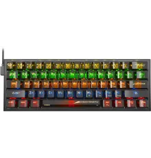 Игровая клавиатура Redragon Fizz прозрачно-чёрная 71737 (USB, +ICE, 61 кл., RGB подсветка)