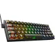 Игровая клавиатура Redragon Fizz прозрачно-чёрная 71737 (USB, +ICE, 61 кл., RGB подсветка)