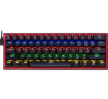 Клавиатура REDRAGON (72594) Fizz RU,Rainbow,красные свитчи