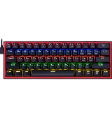 Клавиатура REDRAGON (72594) Fizz RU,Rainbow,красные свитчи