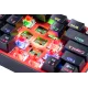 Клавиатура REDRAGON (72594) Fizz RU,Rainbow,красные свитчи