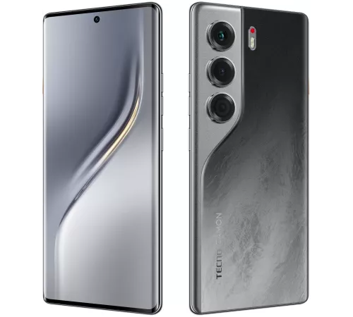 Смартфон Tecno Camon 40 Pro 256Gb 8Gb черный моноблок 3G 4G 6.78" Android 14 50Mpix 802.11 a/b/g/n/ac NFC GPS GSM900/1800 GSM1900 Protect