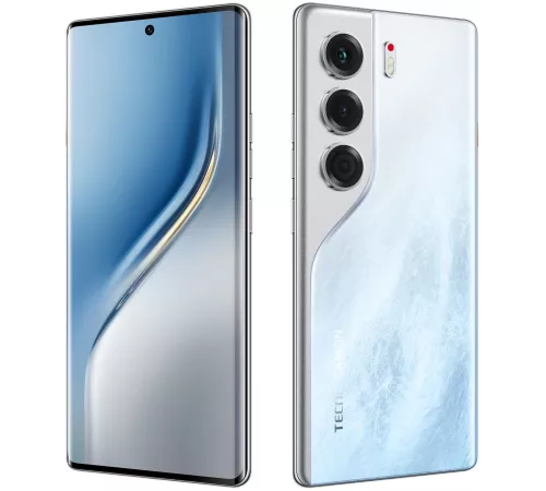 Смартфон Tecno Camon 40 Pro 256Gb 8Gb белый моноблок 3G 4G 6.78" Android 14 50Mpix 802.11 a/b/g/n/ac NFC GPS GSM900/1800 GSM1900 Protect