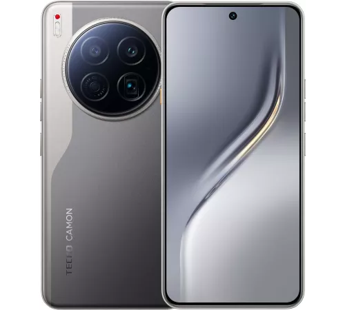 Смартфон Tecno Camon 40 Premier 5G 256Gb 12Gb черный моноблок 3G 4G 6.67" Android 14 50Mpix 802.11 a/b/g/n/ac NFC GPS GSM900/1800 GSM1900 Protect