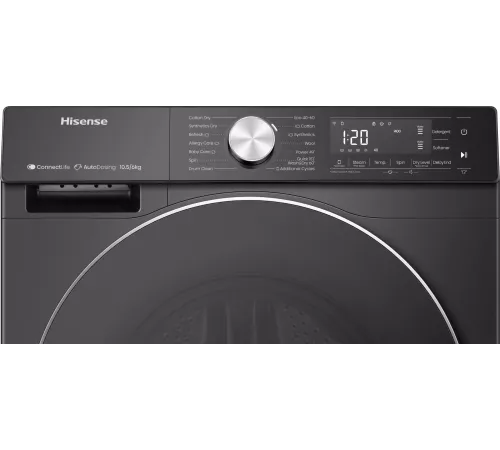 Стиральная машина Hisense WD5S1045BB класс: A загр.фронтальная макс.:10.5кг (с сушкой) черный