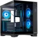 Корпус Chieftec Visio черный без БП ATX 2x80mm 4x120mm 2x140mm 1xUSB2.0 2xUSB3.0 audio bott PSU