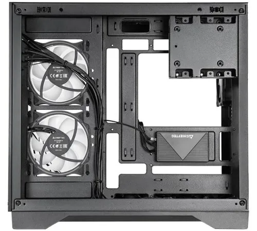 Корпус Chieftec Visio черный без БП ATX 2x80mm 4x120mm 2x140mm 1xUSB2.0 2xUSB3.0 audio bott PSU