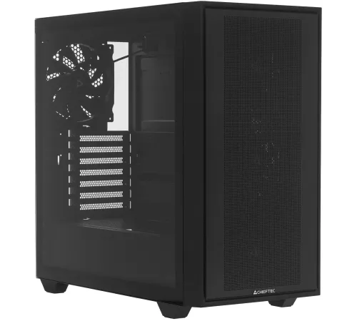 Корпус Chieftec Night Hunter черный без БП ATX 4x140mm audio bott PSU