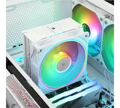 Устройство охлаждения(кулер) Thermalright Assassin Spirit 120 EVO ARGB Soc-AM5/AM4/1200/1700/1851 белый 4-pin 28.2dB Al+Cu 525gr Ret (AS120-EVO-WH) Устройство охлаждения(кулер) Thermalright Assassin Spirit 120 EVO ARGB Soc-AM5/AM4/1200/1700/1851 белый 4-pin 28.2dB Al+Cu 525gr Ret (AS120-EVO-WH)