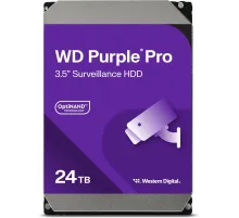 Жесткий диск WD SATA-III 24TB WD240PURP Surveillance Purple Pro (7200rpm) 512Mb 3.5"