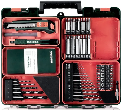 Дрель-шуруповерт Metabo PowerMaxx BS 12 Set аккум. патрон:быстрозажимной (кейс в комплекте) (601036870)