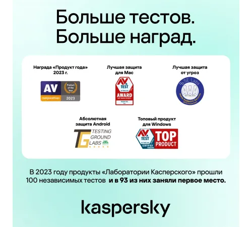 Программное Обеспечение Kaspersky Standard. 1-Device 1 year Base Card (KL1041ROAFS) Программное Обеспечение Kaspersky Standard. 1-Device 1 year Base Card (KL1041ROAFS)