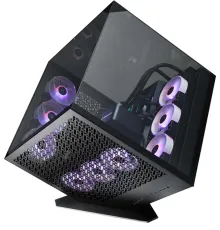 Корпус Azza CUBE PLUS черный без БП ATX 6x120mm 2xUSB3.0 1xUSB3.1 audio bott PSU