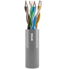 Кабель информационный NTSS NTSS-IN-UUTP4-5E-LSZH-GY кат.5E U/UTP 4 пары 24AWG LSZH внутренний 305м серый