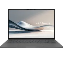 Ноутбук Asus Zenbook 14 UX3407QA-QD267W Snapdragon X X1-26-100 16Gb SSD512Gb Qualcomm Adreno 14" OLED WUXGA (1920x1200) Windows 11 Home grey WiFi BT Cam Bag (90NB1502-M00DN0)