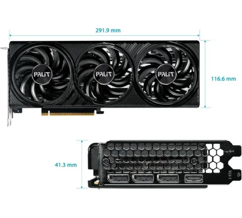 Видеокарта Palit PCI-E 5.0 RTX5060Ti INFINITY 3 NVIDIA GeForce RTX 5060TI 16Gb 128bit GDDR7 2295/28000 HDMIx1 DPx3 HDCP Ret Видеокарта Palit PCI-E 5.0 RTX5060Ti INFINITY 3 NVIDIA GeForce RTX 5060TI 16Gb 128bit GDDR7 2295/28000 HDMIx1 DPx3 HDCP Ret
