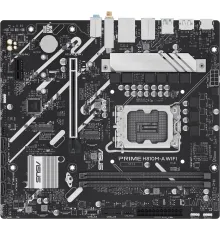 Материнская плана ASUS PRIME H810M-A WIFI, LGA1700, B810, 2*DDR5, 4*SATA, 2*M.2, 2*USB 3.2, 4*USB 2.0, 1*PCIx16, 1*PCIx1, HDMI+DP, mATX; 90MB1KJ0-M0EAY0