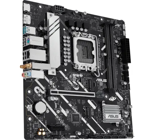 Материнская плана ASUS PRIME H810M-A WIFI, LGA1700, B810, 2*DDR5, 4*SATA, 2*M.2, 2*USB 3.2, 4*USB 2.0, 1*PCIx16, 1*PCIx1, HDMI+DP, mATX; 90MB1KJ0-M0EAY0