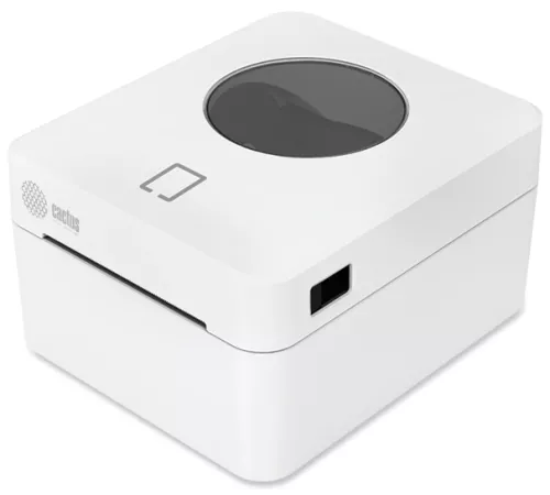 Термопринтер Cactus CS-TP-D410U-W 203dpi 160мм/с/USB для печ.этик. белый
