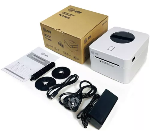 Термопринтер Cactus CS-TP-D410U-W 203dpi 160мм/с/USB для печ.этик. белый