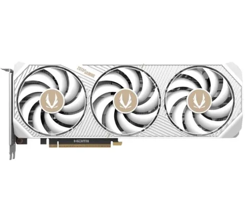 Видеокарта Zotac PCI-E 4.0 RTX 5070 AMP WHITE ED NVIDIA GeForce RTX 5070 12Gb 192bit GDDR7 2587/28000 HDMIx1 DPx3 HDCP Ret Видеокарта Zotac PCI-E 4.0 RTX 5070 AMP WHITE ED NVIDIA GeForce RTX 5070 12Gb 192bit GDDR7 2587/28000 HDMIx1 DPx3 HDCP Ret
