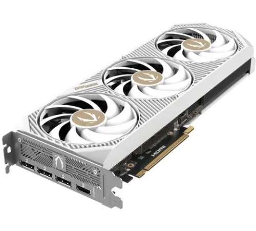 Видеокарта Zotac PCI-E 4.0 RTX 5070 AMP WHITE ED NVIDIA GeForce RTX 5070 12Gb 192bit GDDR7 2587/28000 HDMIx1 DPx3 HDCP Ret Видеокарта Zotac PCI-E 4.0 RTX 5070 AMP WHITE ED NVIDIA GeForce RTX 5070 12Gb 192bit GDDR7 2587/28000 HDMIx1 DPx3 HDCP Ret