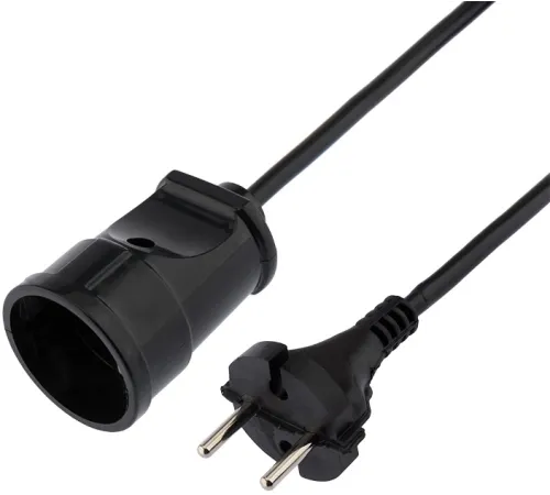 Удлинитель силовой PROconnect ПВС (11-7102) 2x0.75кв.мм 1розет. 20м ПВС 6A пласт.рамка черный